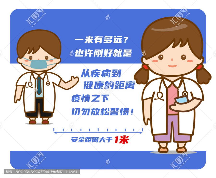疫情防控一米線