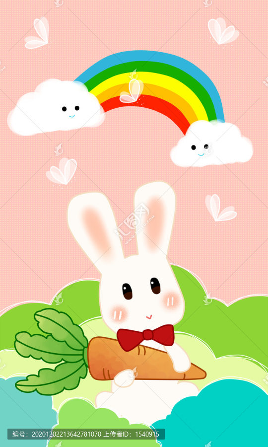 可爱兔子兔子