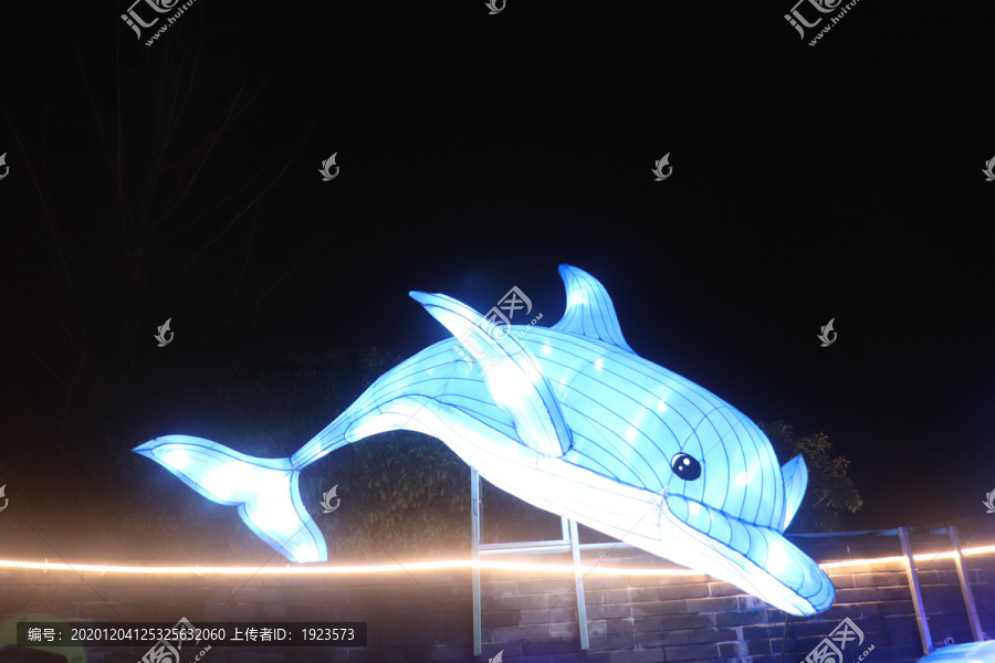 海豚花灯