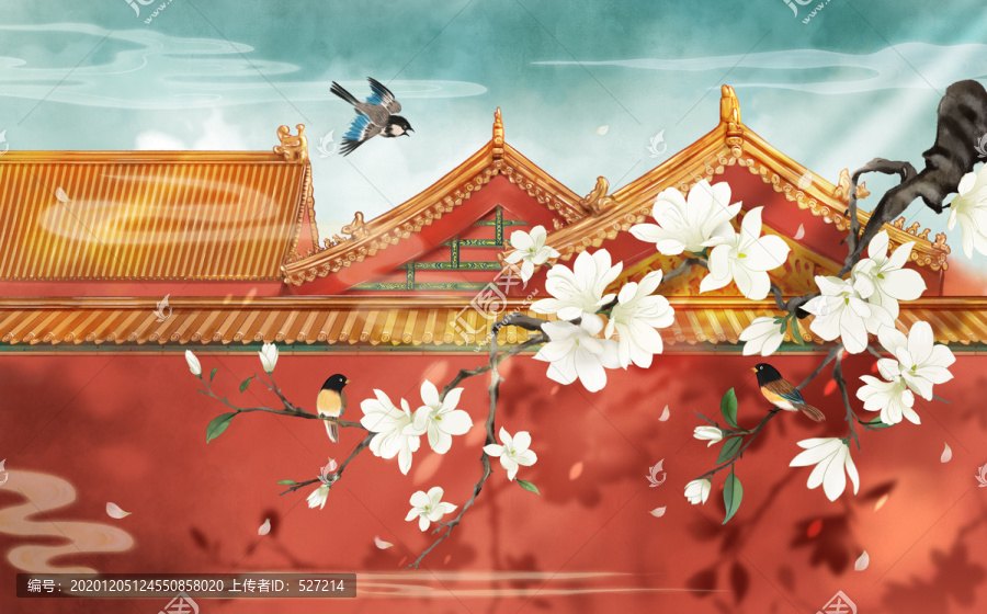 故宮插畫