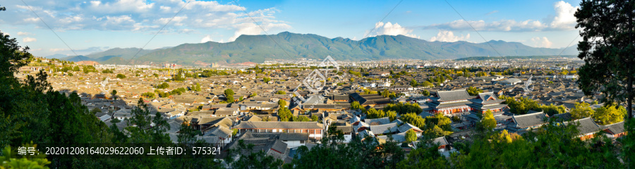 丽江古城全景