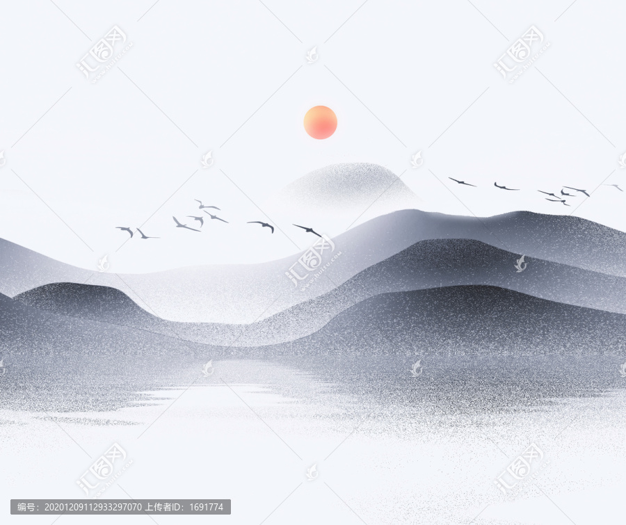 水墨山水