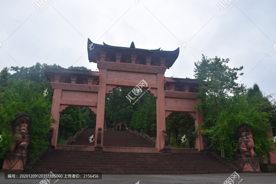 古建筑遗迹文物寺庙石门大门