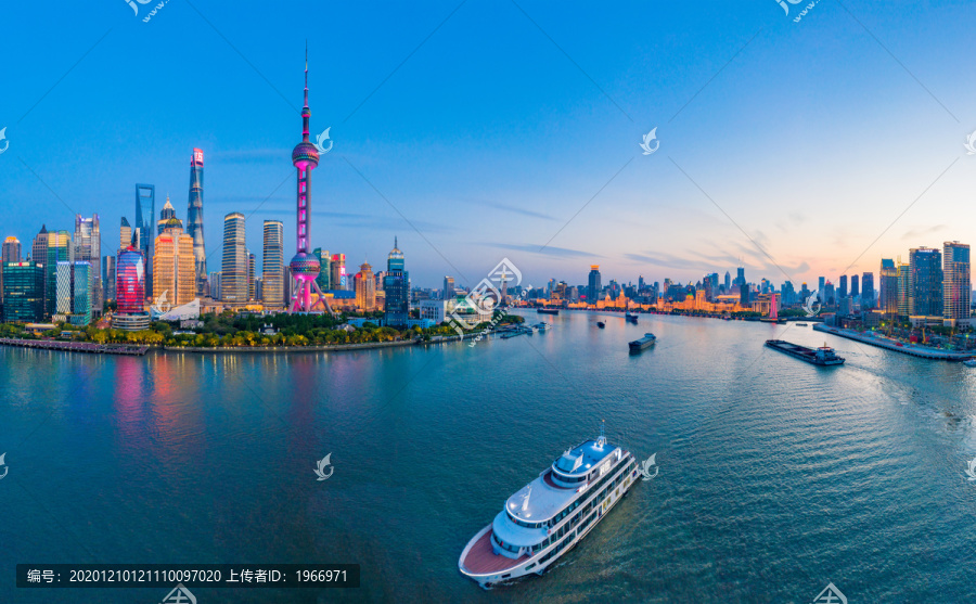 上海陆家嘴城市夜景