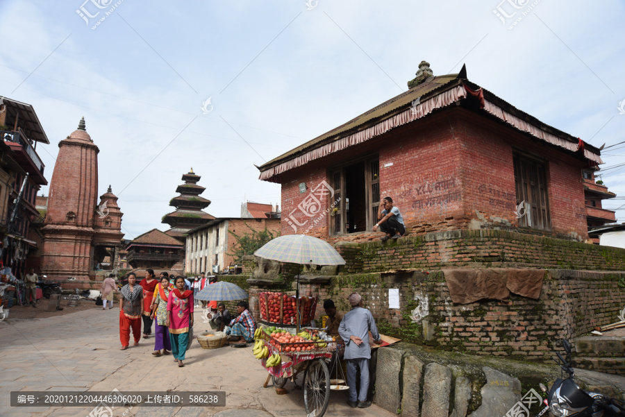 尼泊尔街景