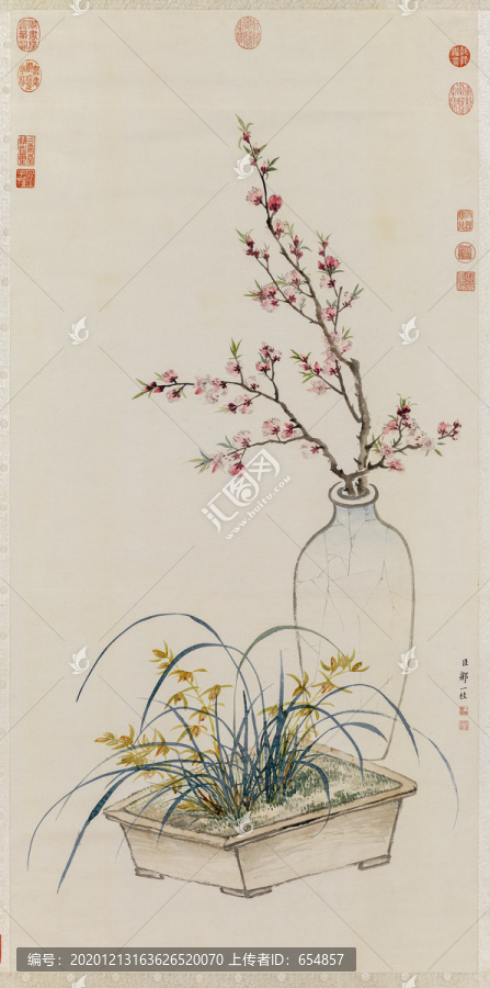 鄒一桂花卉圖