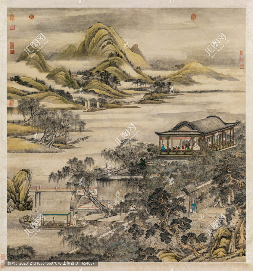 徐揚載梅圖