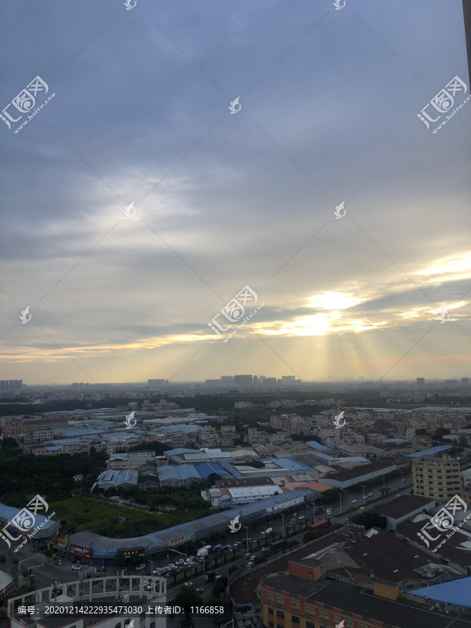 日出時刻城市日出