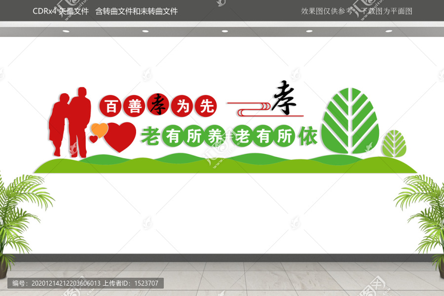 養老文化墻