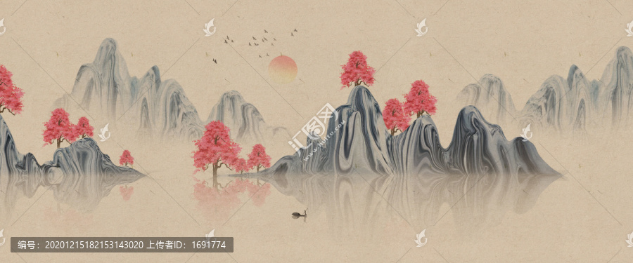 新中式山水