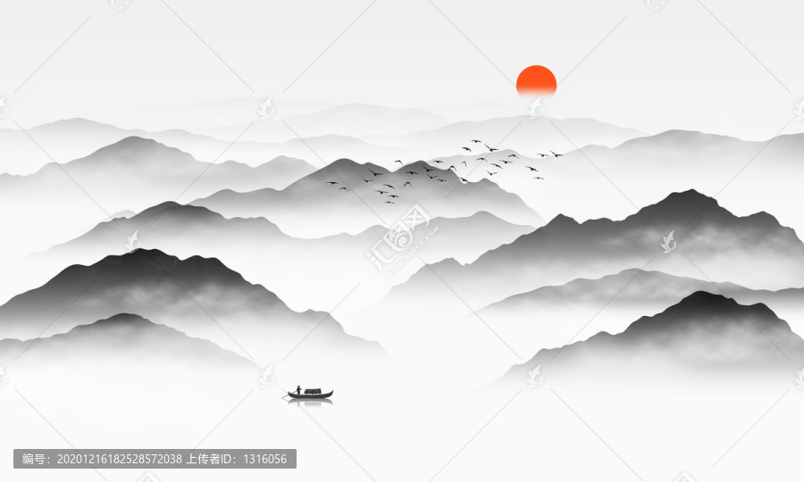 新中式山水