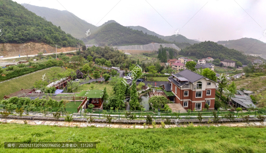 浙江诸暨丁家小院全景