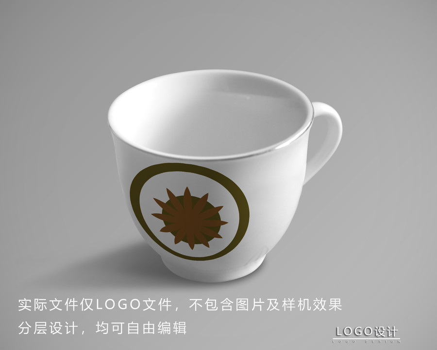 圓形logo圖形設(shè)計插圖