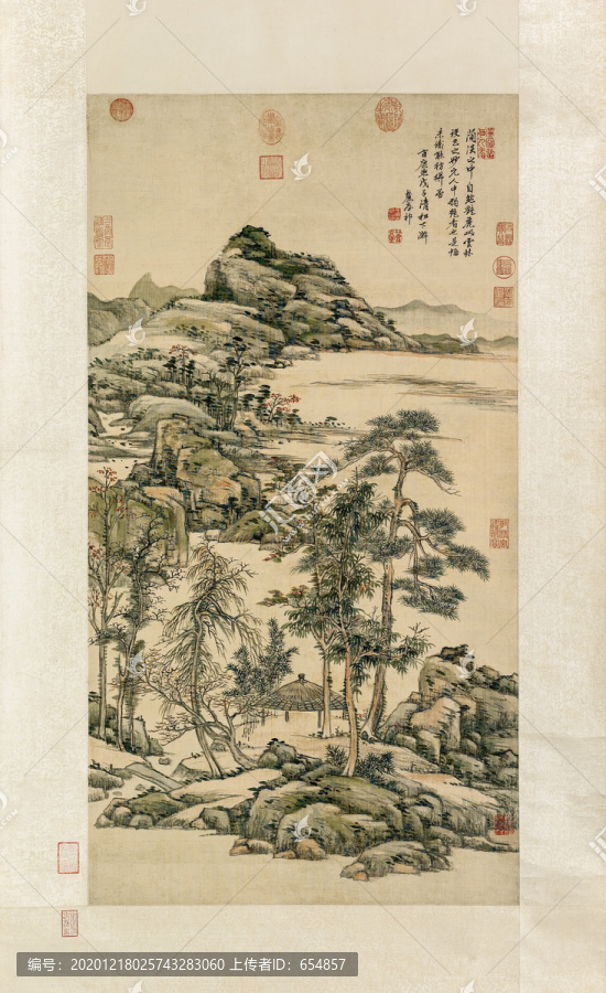 王原祁山水圖