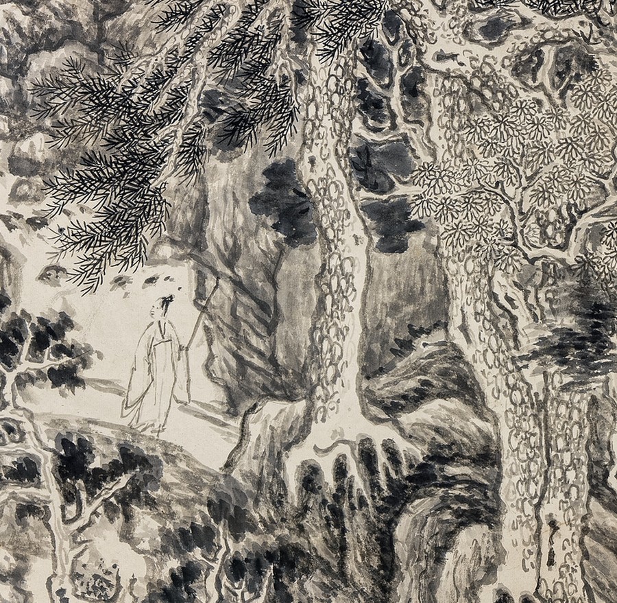 顧正誼山水圖