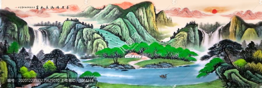 聚寶盆風(fēng)水畫