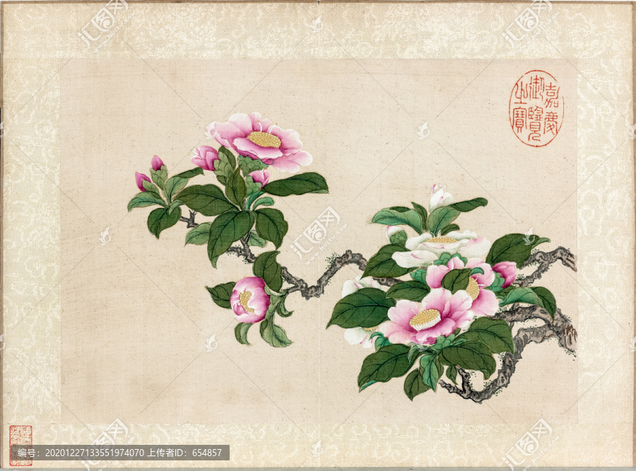 王圖炳山茶圖