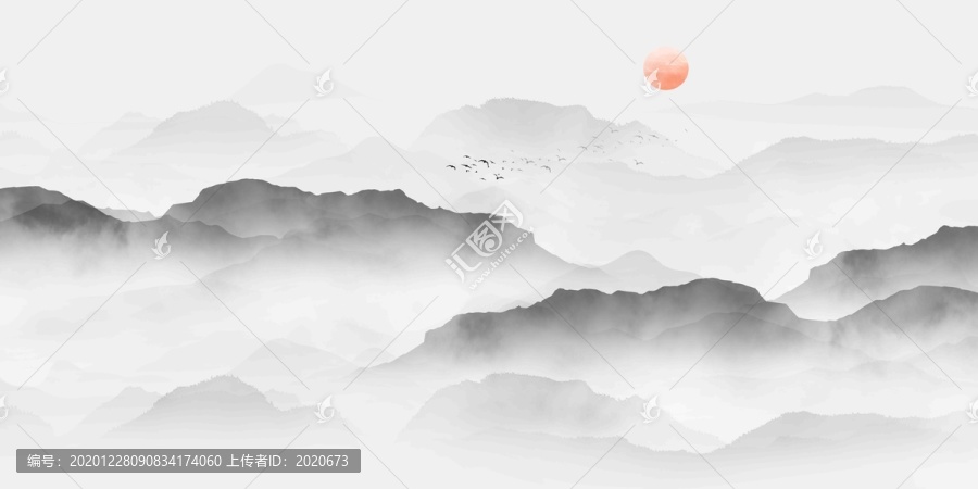 水墨裝飾畫
