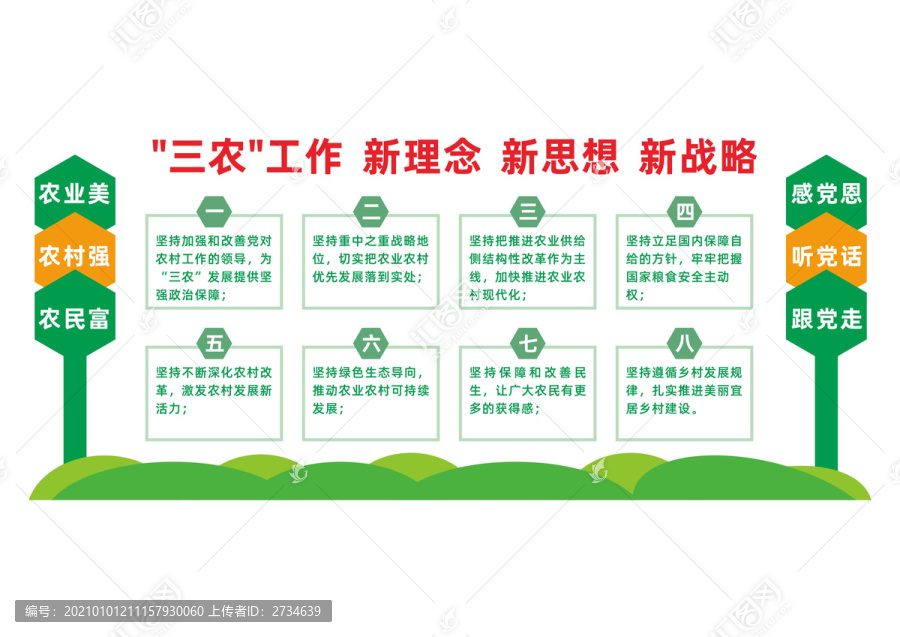 農(nóng)業(yè)農(nóng)村農(nóng)民三農(nóng)文化墻