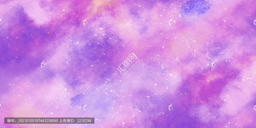 藍(lán)色星空水彩扎染夢幻背景