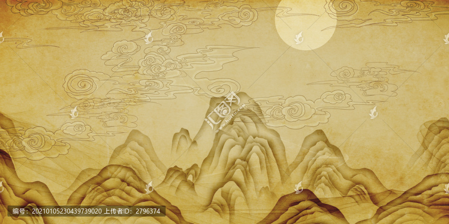 復(fù)古山水