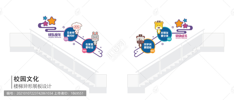 楼梯平面展板设计