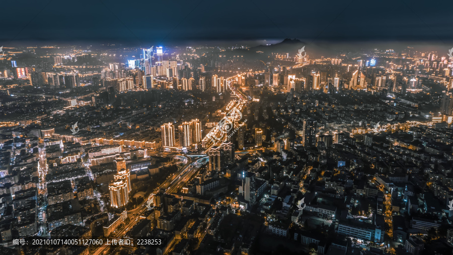 青岛城市夜景