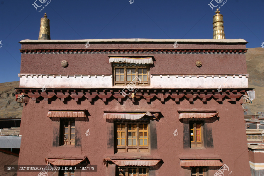 西藏寺廟窗戶