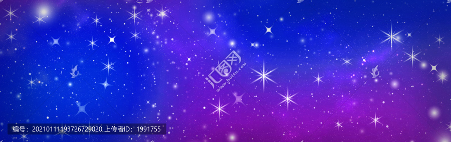 宇宙星空寬幅圖