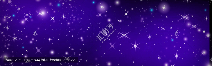 宇宙星空寬幅圖