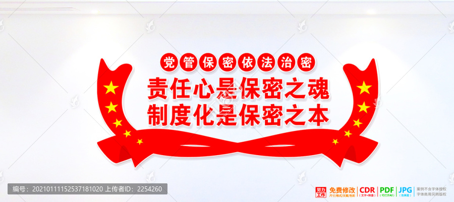 保密背景墻