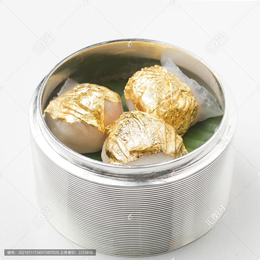 金箔虾饺