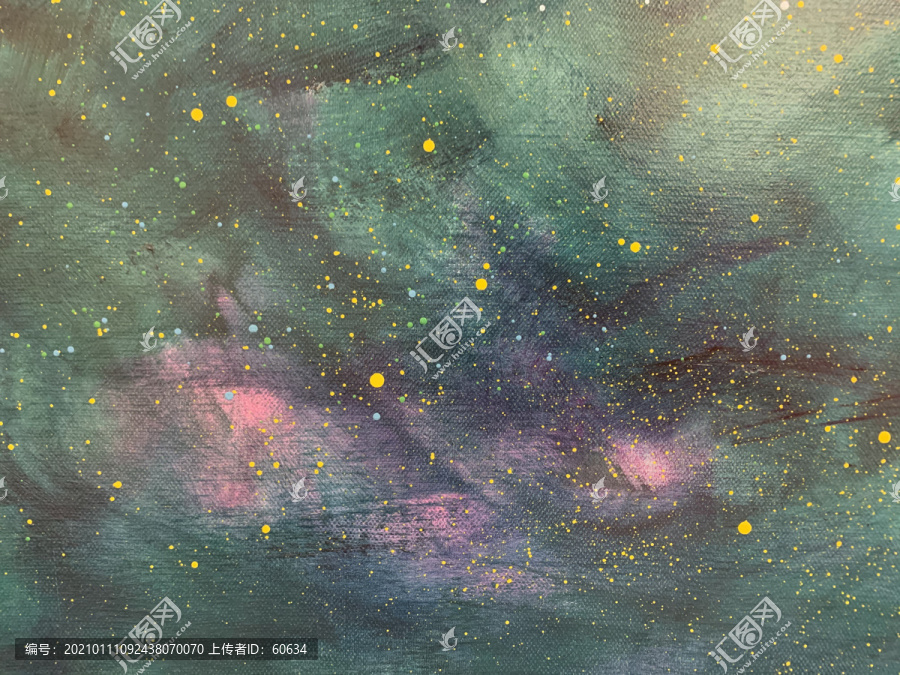 油彩星空抽象筆刷底紋