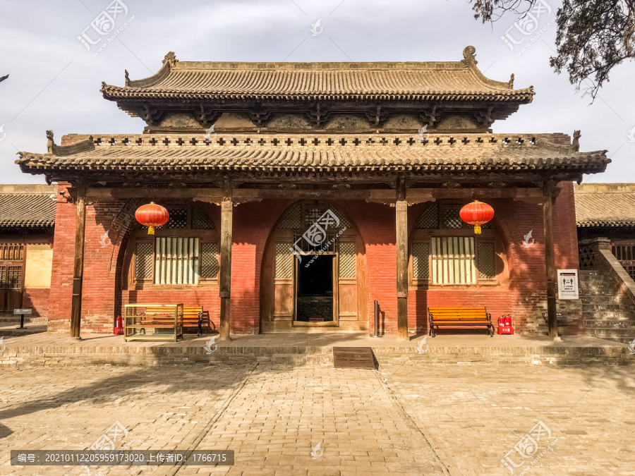 中国山西平遥县郝洞村镇国寺