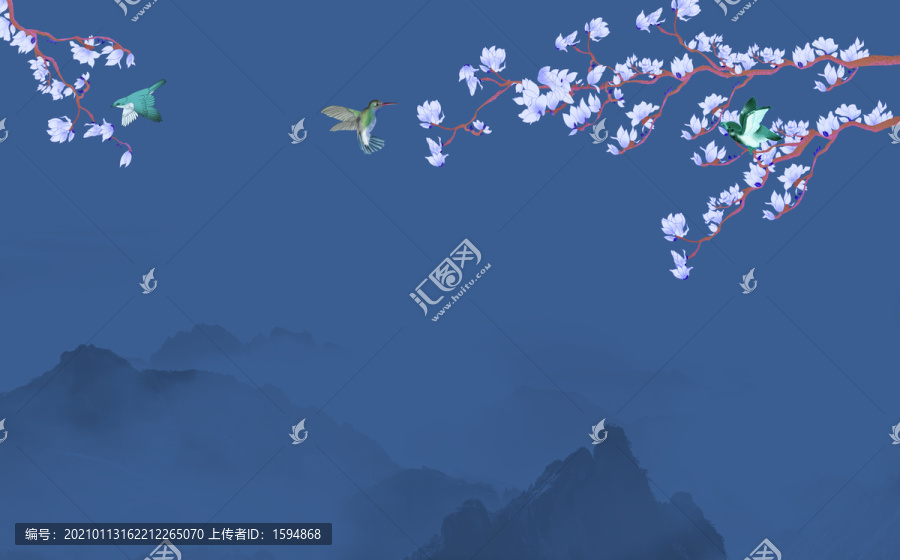 新中式花鳥