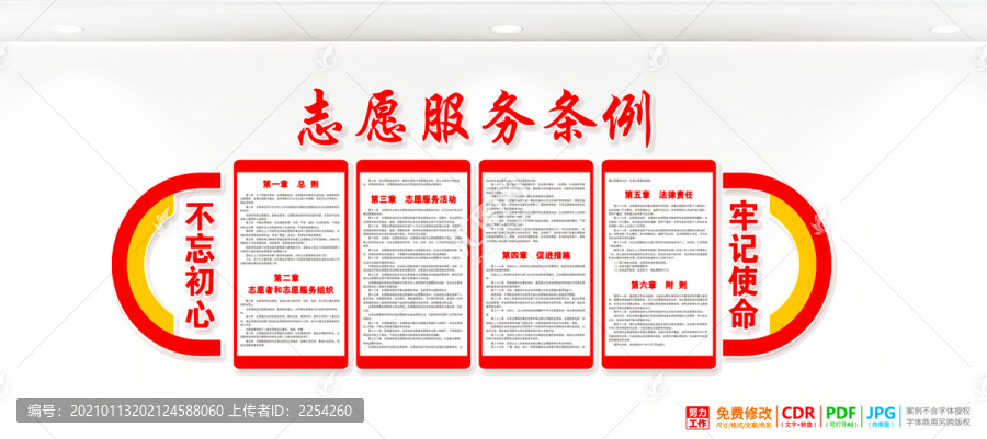 志愿者文化墻