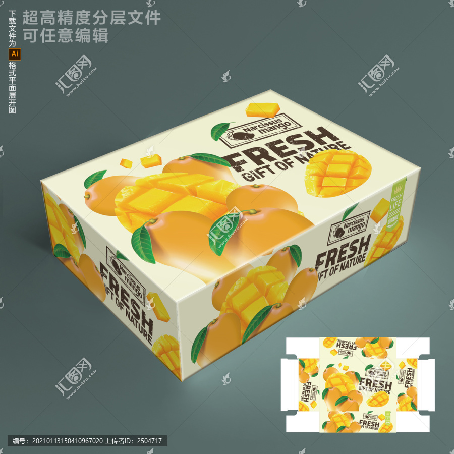 水仙芒禮盒包裝設(shè)計(jì)