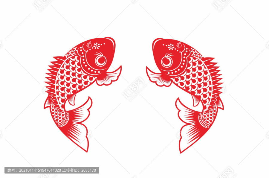 剪紙魚