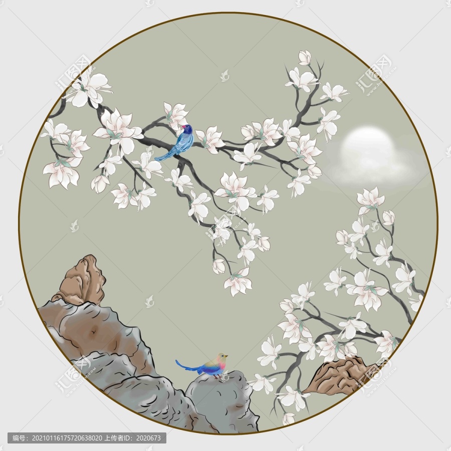 古典花鳥(niǎo)工筆畫(huà)