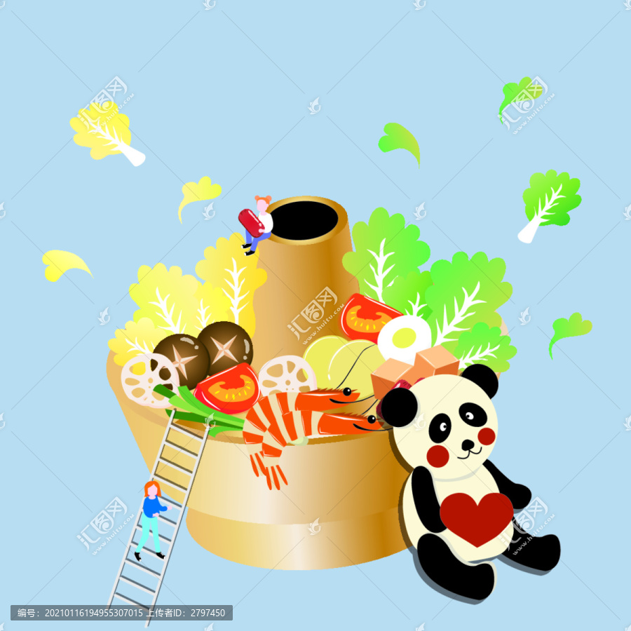 成都城市插畫