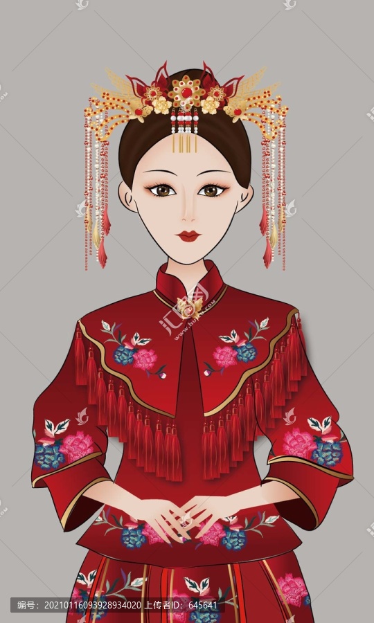 手繪新娘子