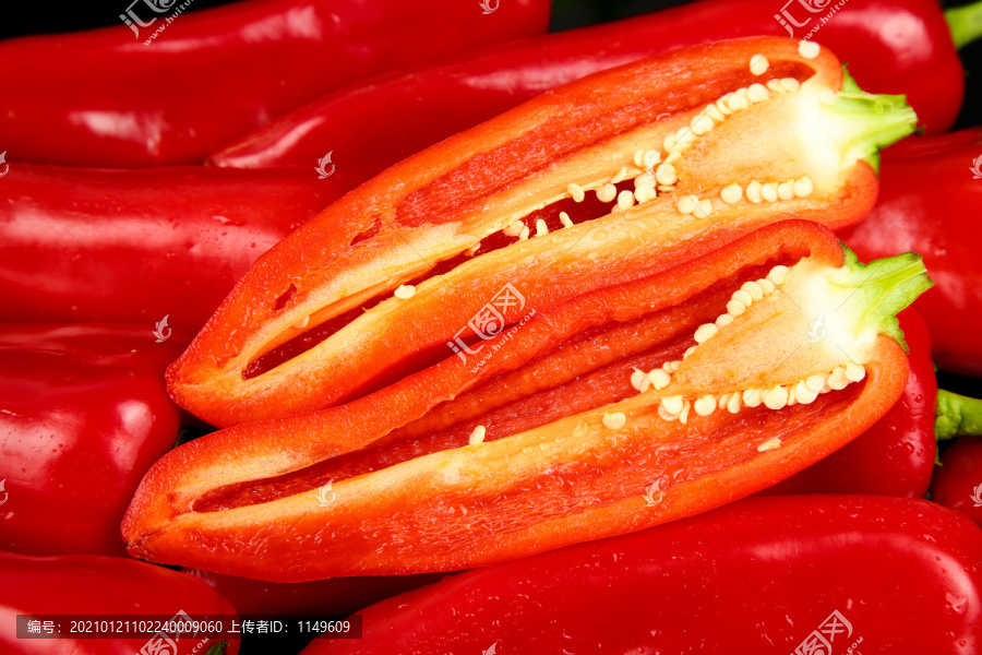 新鲜红辣椒