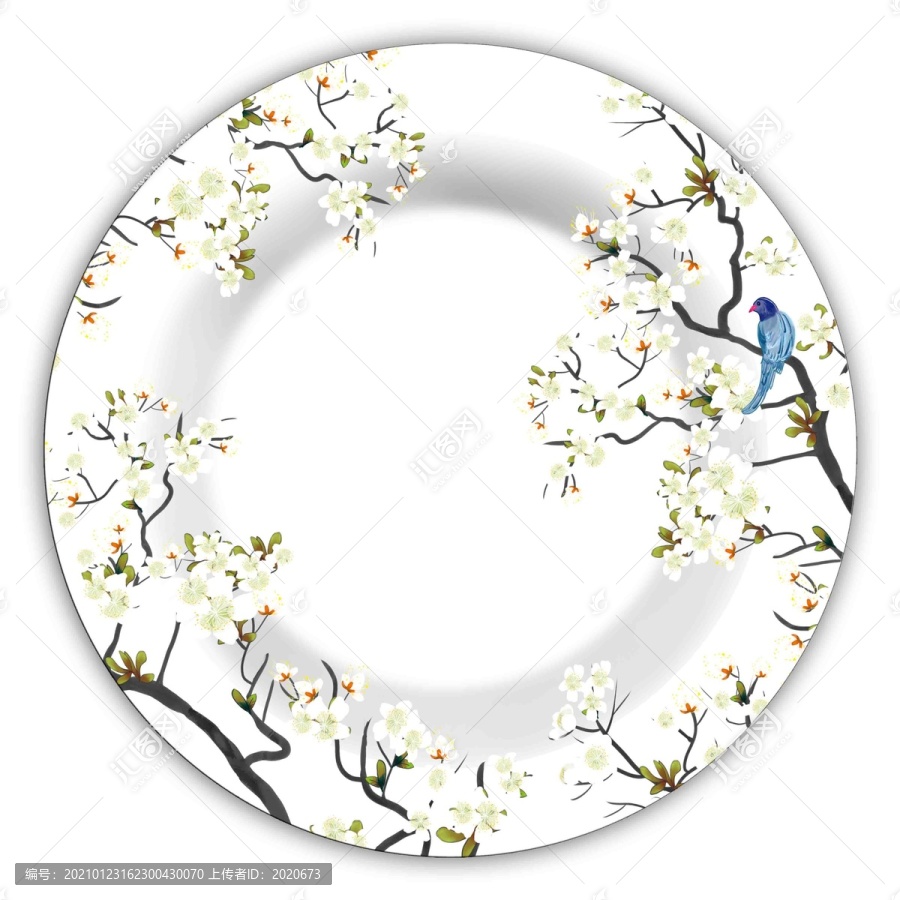 陶瓷花面