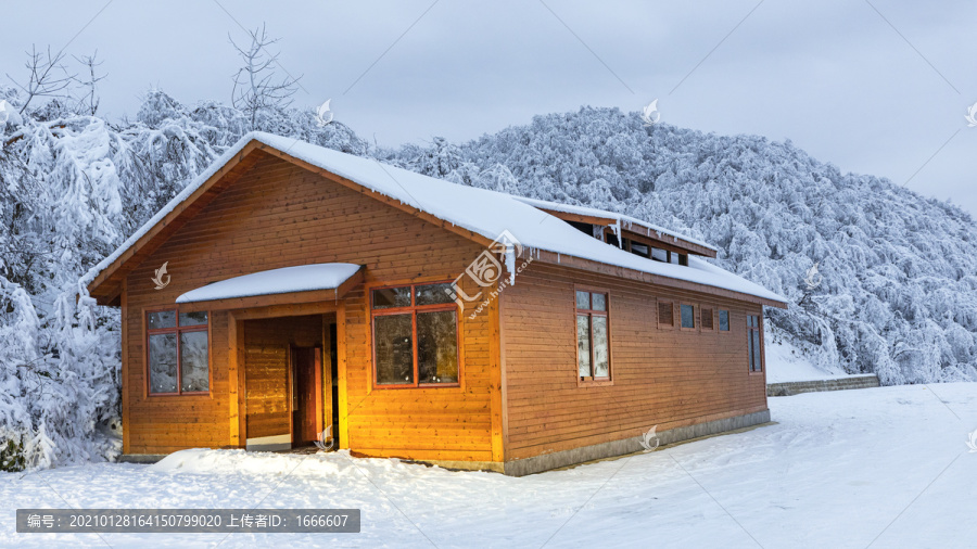 光雾山雪景