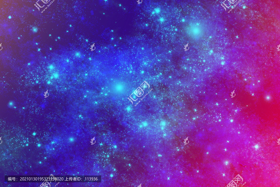 紫色唯美星空背景