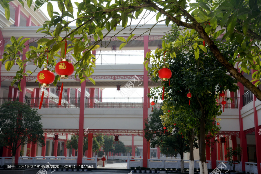 酒店春节装饰