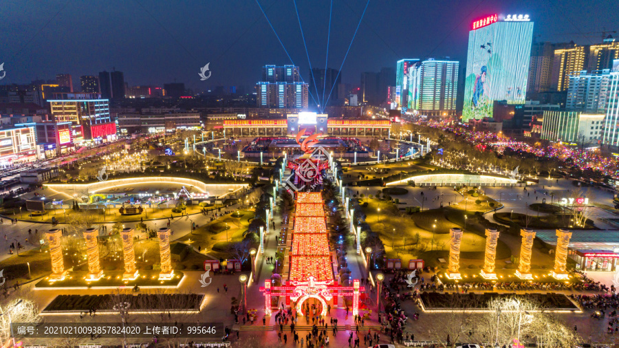 运城南风广场夜景