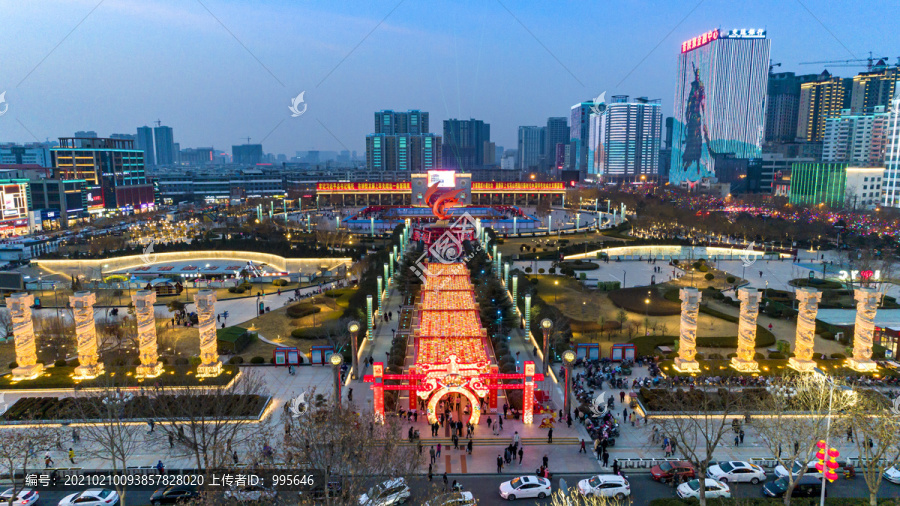 运城南风广场夜景