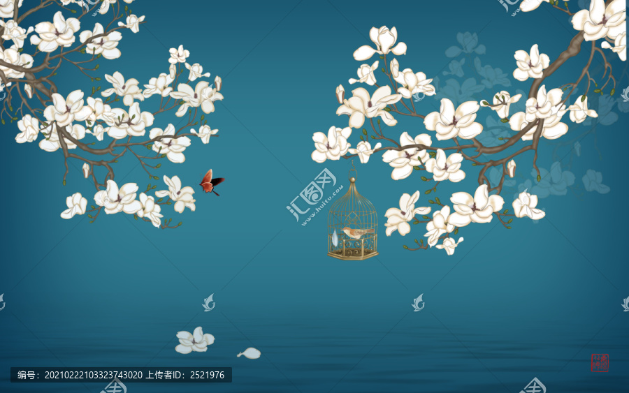 花鳥(niǎo)裝飾畫(huà)