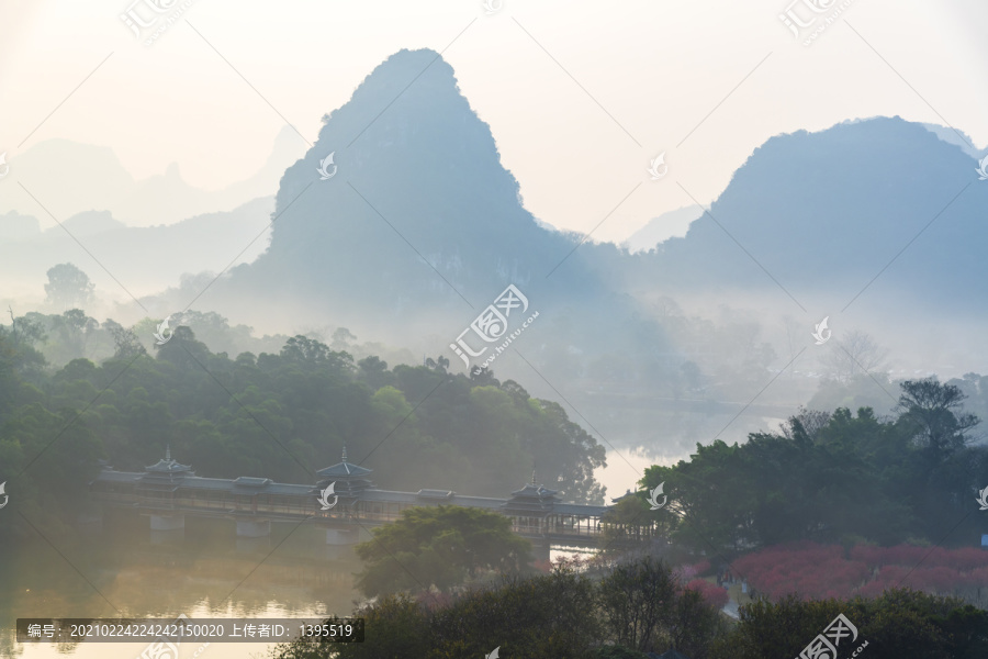 柳州龙潭公园晨景